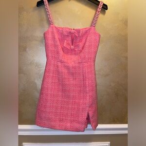 Self-portrait pink dress 🎀🩷